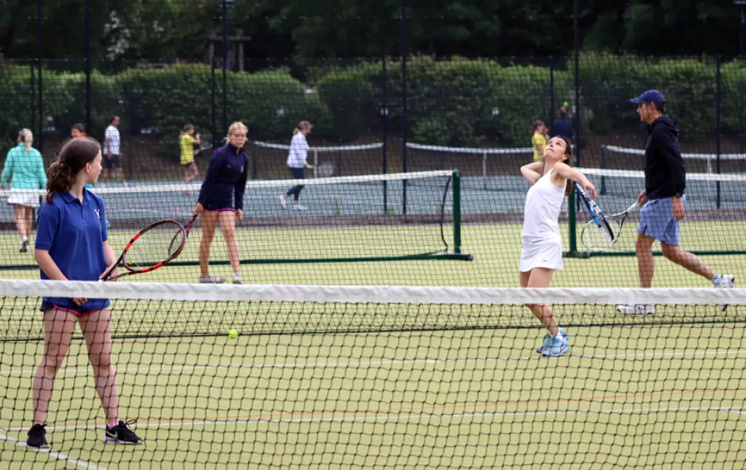 Parents and students enjoy Woldingham’s answer to the Wimbledon Championships