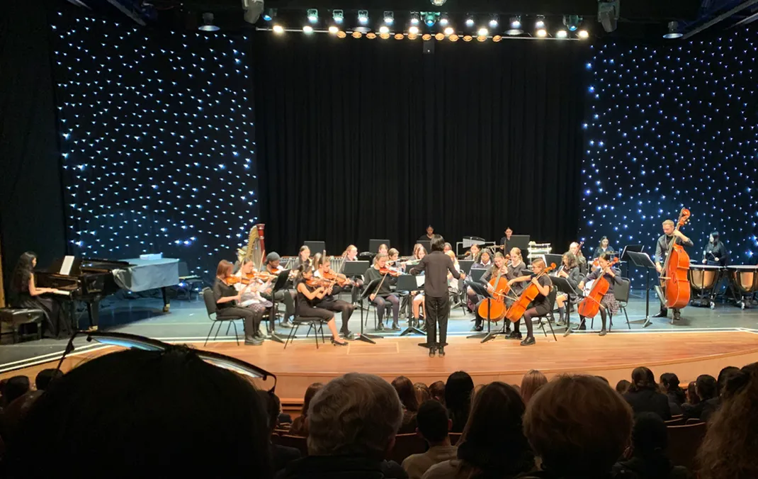 Choirs, orchestras and ensembles perform musical delights at Winter Concert with a festive note