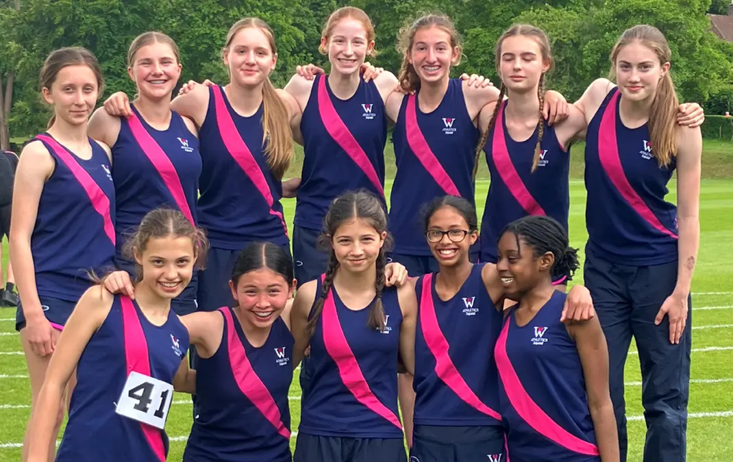 Excellent third place for U13 athletics team at District Championships